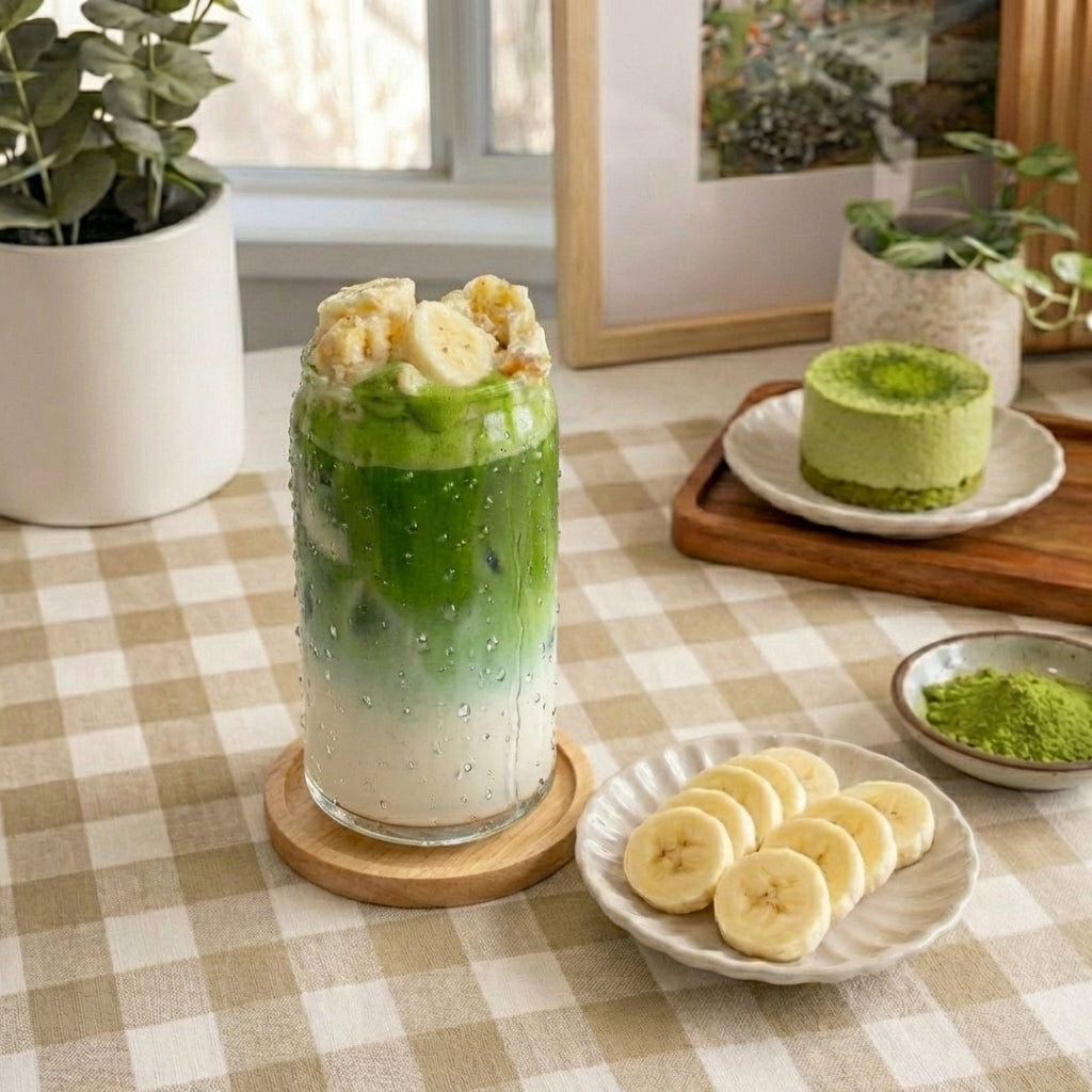 Banana Pudding Matcha Latte Recipe